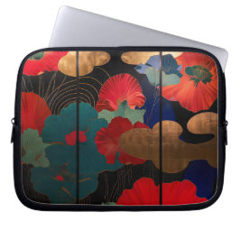 laptop case Japanese style flower