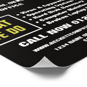 Laptop, Computer Repair Specialist Adverteren Poster (Hoek)