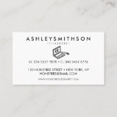 Laptop computer tech it technology seo specialist visitekaartje (Achterkant)