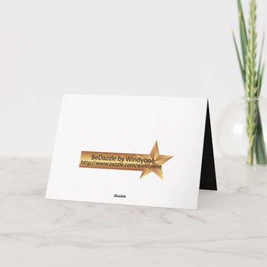 Laptop Computer Wenskaart Kaart (Achterkant)