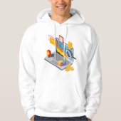Laptop Computing Hoodie (Voorkant)