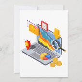 Laptop Computing Kaart (Voorkant)