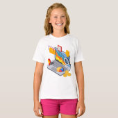 Laptop Computing T-shirt (Voorkant volledig)