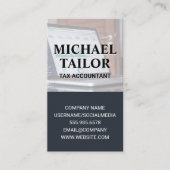 Laptop | Financiële sector Visitekaartje (Voorkant)