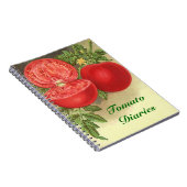 Laptop  Garden Journal Red Tomato Diaries Notitieboek (Rechterzijde)