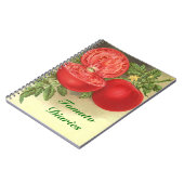 Laptop  Garden Journal Red Tomato Diaries Notitieboek (Linkerzijde)