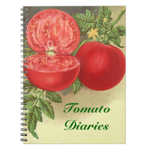 Laptop  Garden Journal Red Tomato Diaries Notitieboek