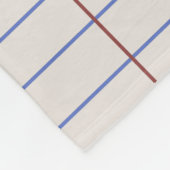 Laptop handgeschreven liefdesbrief of berichtaange fleece deken (Hoek)