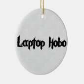 Laptop Hobo Keramisch Ornament (Rechts)
