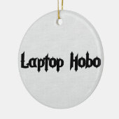 Laptop Hobo Keramisch Ornament (Links)