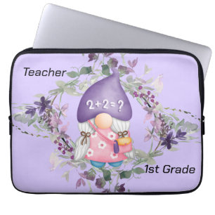 Laptop Hoesje 1e graad docent lavender Sleeve