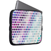 Laptop hoesje met stippen sleeve (Voorkant Rechts)