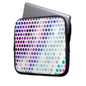 Laptop hoesje met stippen sleeve (Voorkant Links)