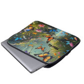 Laptop Hoesje met vlinders Laptop Sleeve (Voorkant onderkant)