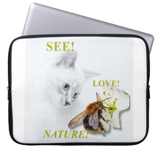 Laptop Hoesje voor kattenliefhebber Sleeve