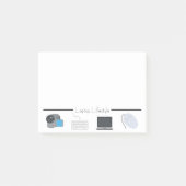 Laptop Lifestyle Emojis Post-it® Notes (Voorkant)