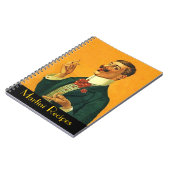 Laptop Martini Recipe Dapper Snapper Man Notitieboek (Linkerzijde)