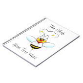 Laptop met bijenkok notitieboek (Linkerzijde)