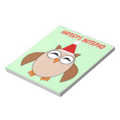  laptop met kerstboomkaars notitieblok (Linkerzijde)