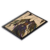 Laptop met kostuumdesign notitieboek (Linkerzijde)