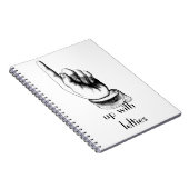 laptop met links notitieboek (Rechterzijde)