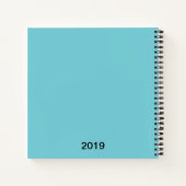 Laptop met Red Leaf Art op voorzijde Notitieboek (Achterkant)