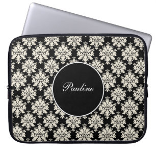 Laptop Monogram Sleeves Damask