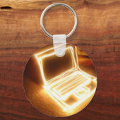 Laptop omhoog sleutelhanger (Voorkant)