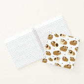 Laptop over cute Guinee-varkens Notitieboek (Binnen)