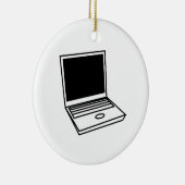 Laptop PC Keramisch Ornament (Rechts)