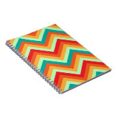 Laptop Retro Zig Zag Chevron Pattern Notitieboek (Rechterzijde)