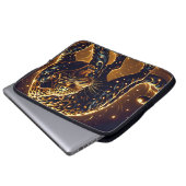 Laptop Sleeve 15" Neoprene Leopard Electronics Bag (Voorkant onderkant)