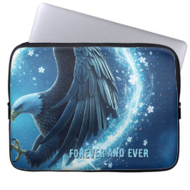Laptop Sleeve Bald Eagle Heart 2 - 13 Inch