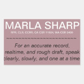 Laptop sticker (klein). (Voorkant)