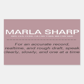 Laptop sticker (klein).