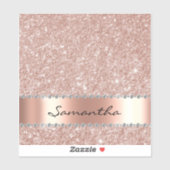 Laptop Sticker Roos Gold Monogram Diamond (Vel)