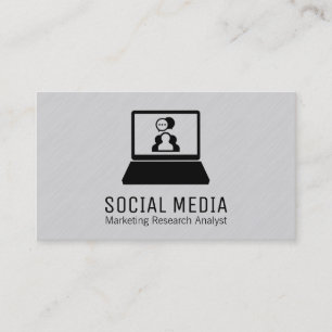 Laptop Textuurlijnen 2 Visitekaartje