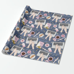Laptop Tovenaar Cadeaupapier
