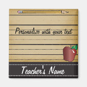  laptop van de leraar magneet (Voorkant)