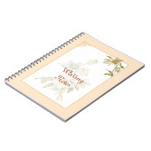  laptop voor het bruiloft van hellebores notitieboek (Linkerzijde)