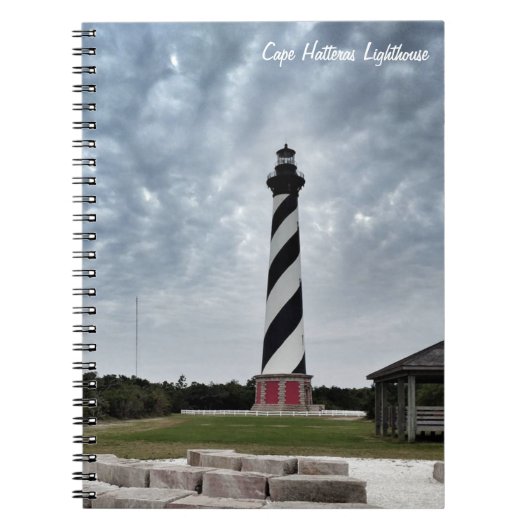 Laptop voor vuurtoren van Cape Hatteras Notitieboek (Voorkant)