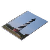 Laptop voor vuurtoren van Cape Hatteras Notitieboek (Linkerzijde)