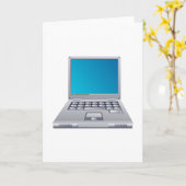 Laptopcomputer Kaart (Gele Bloem)