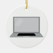 Laptopcomputer Keramisch Ornament (Voorkant)