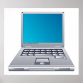Laptopcomputer Poster (Voorkant)