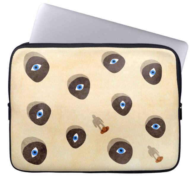 Laptopcover Stones Laptop Sleeve (Voorkant)