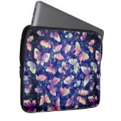 Laptophoes 10"- 15" vlinderpatroon laptop sleeve (Voorkant Rechts)