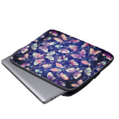 Laptophoes 10"- 15" vlinderpatroon laptop sleeve (Voorkant onderkant)