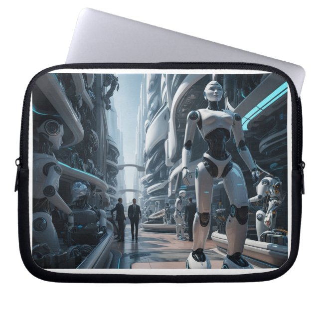 Laptophoes 10 inch laptop sleeve (Voorkant)