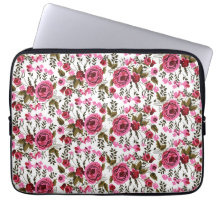 Laptophoes 13" | Neopreen | Bloemmotief | Stijlvol